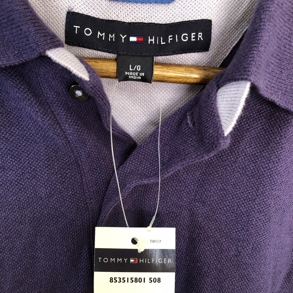 Tommy Hilfiger Multicolored rainbow stripe polo - Picture 5 of 8